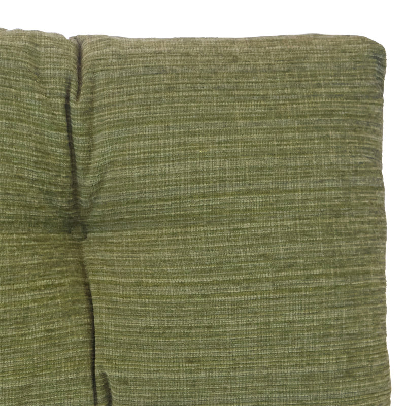 Chenille Non-Slip Bench Cushion, Green, 30" W x 14" D