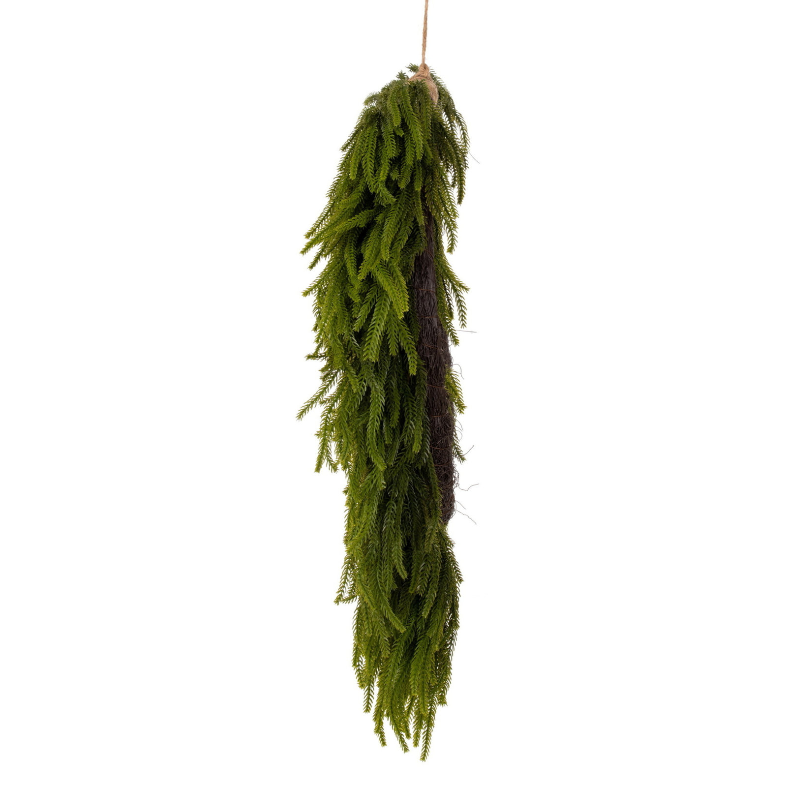 30" Green Norfolk Pine Wreath., 30" x 30"