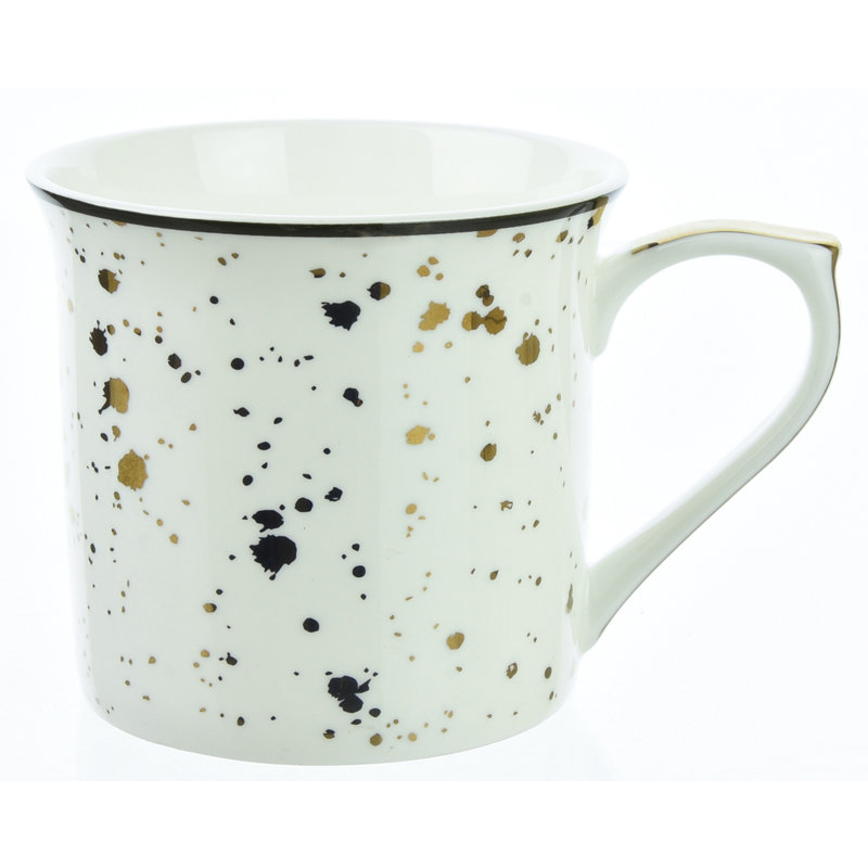 Glessite Ceramic Coffee Mug, White