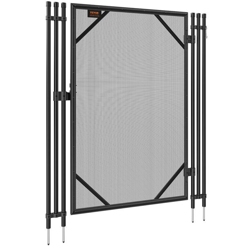 Pool Fence Gate 4 x 2.5 FT Removable Inground Pool Gate for Kids Security