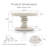 Jahmaal Curved Glossy Pedestal Side Table-1850944284