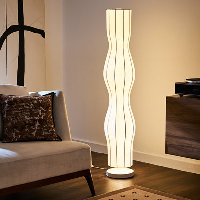 Fer blanc + lampes sur pied sans tissu