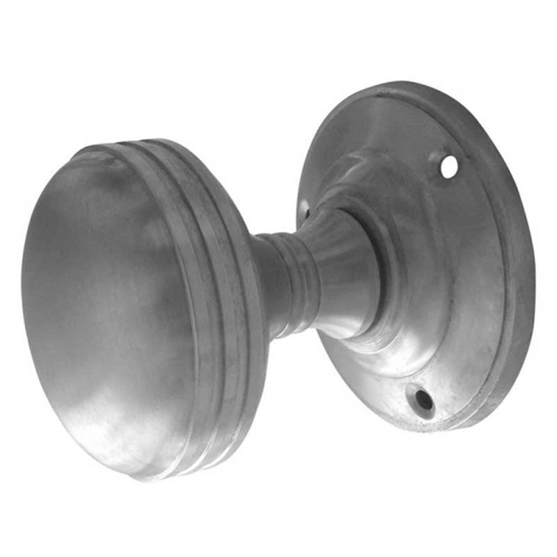 Passage Knobset, Satin Chrome