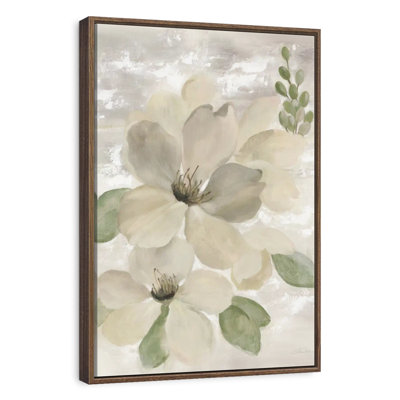 White On White Floral Sage
