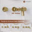 Robinet de salle de bain mural Herathena-79725885