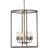 Desert 6 - Light Lantern Cylinder Chandelier