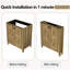 Armoire de salle de bain pliable 30 pouces sans lavabo-341476362