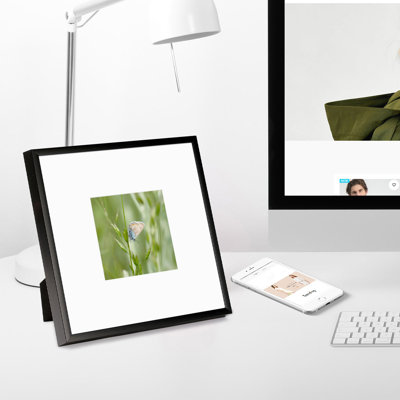 Metal Picture Frame Set with Mat - Basics by Wayfair™