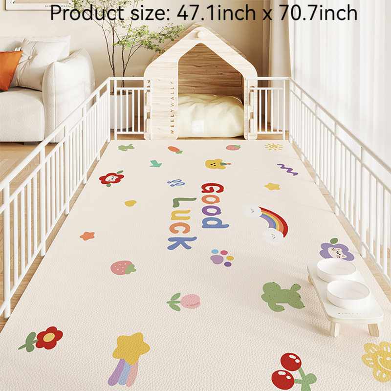 Tapis pour animaux de compagnie, H 0,15 po x l 47,10 po x P 70,70 po