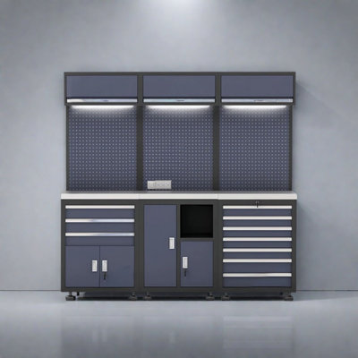 Workshop garage complete storage system set