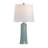 Set Of 2 Light Green Ceramic Table Lamp With Linen Shade-841574278