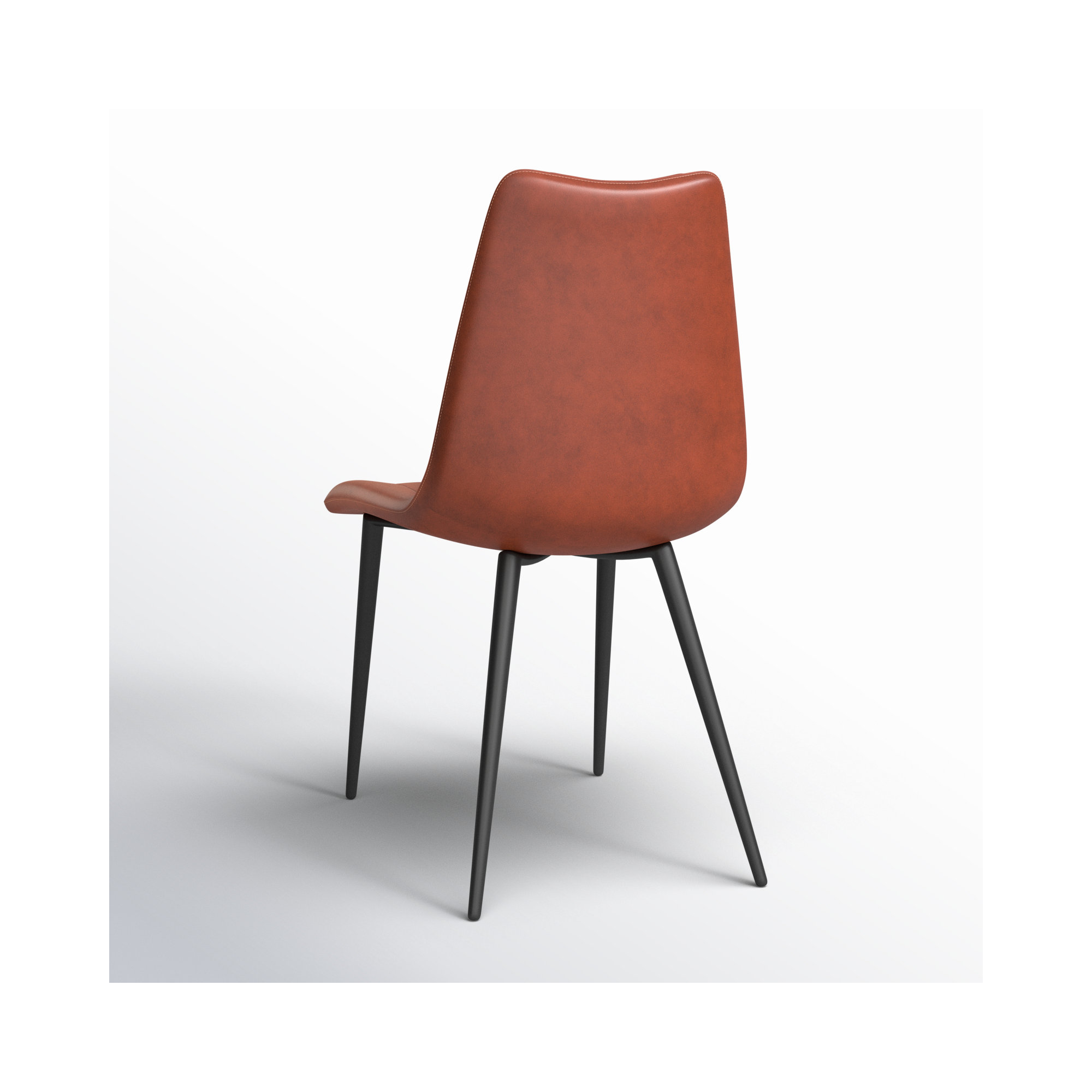 Finnigan Upholstered Side Chair, Brown