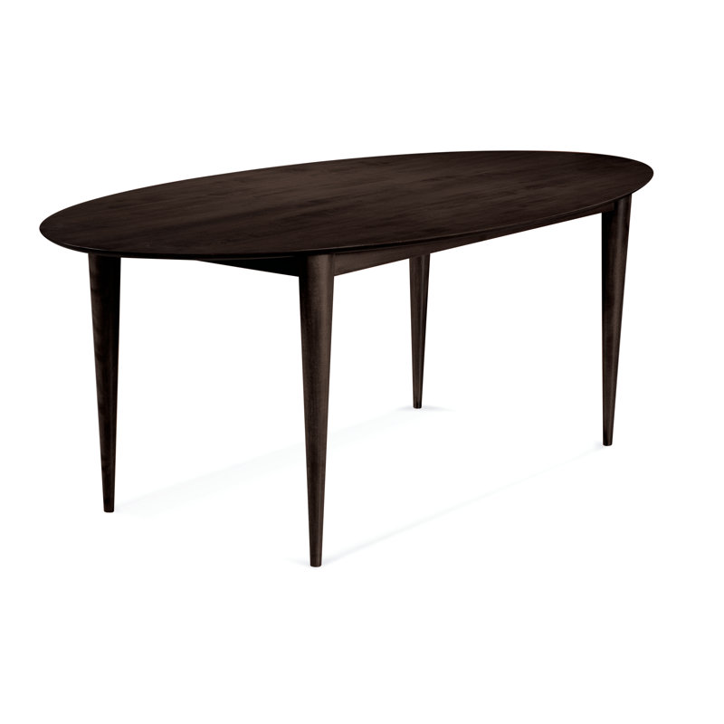 Angelet Maple Oval Solid Wood Dining Table, Rockport, 29" H x 36" W x 70" D