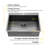 28 " L Drop-In Single Bowl Stainless Steel Kitchen Sink