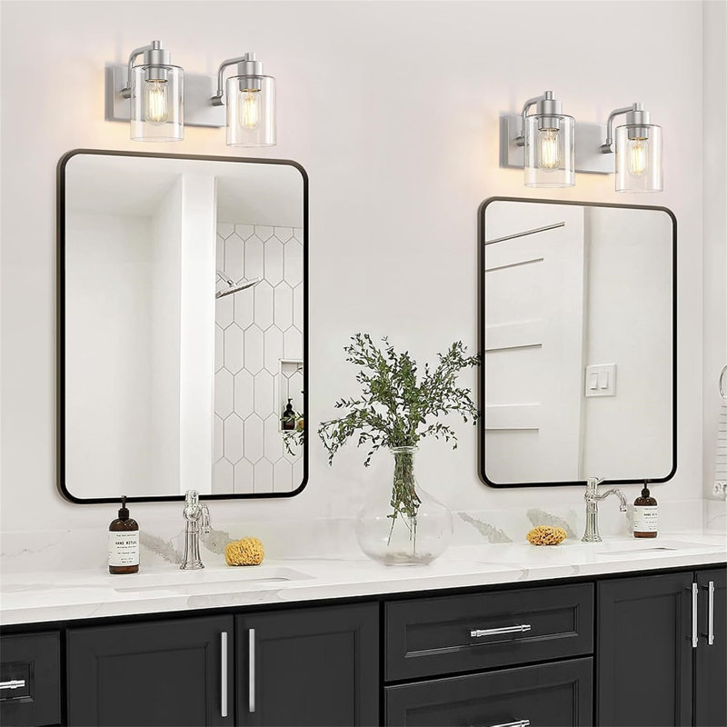 Dimmable Vanity Light, 2, Brushed Nickel