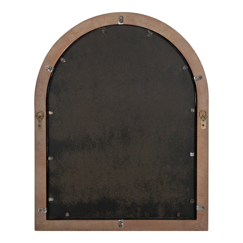 Rosalind Wheeler Myatt Arch Solid Wood Wall Mirror & Reviews | Wayfair
