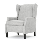 Comfortable Traditional Recliner With Studded Border For Home Decoration
