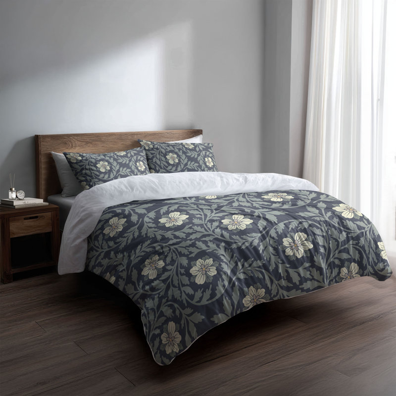 Ensemble d'édredon léger Gracey, King Comforter, Navy