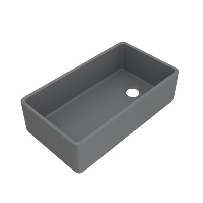Allia 36" Fireclay Single Bowl Apron Front Kitchen Sink