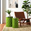 Tabouret de jardin en métal Loiret-195771525