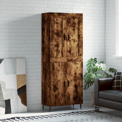 Mithushan Highboard 69.5x34x180 cm Engineered Wood