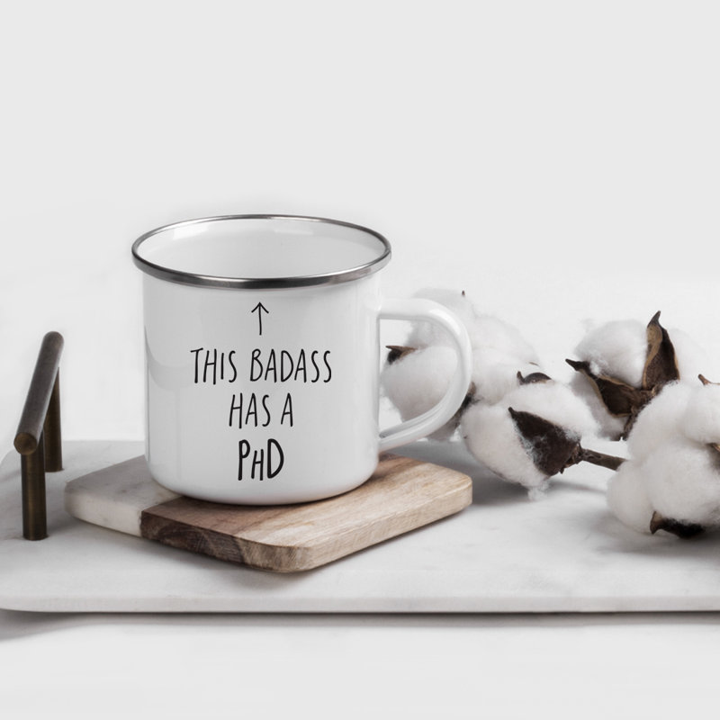 11 oz. Tasse à café en forme de feu de camp en acier inoxydable Graduation