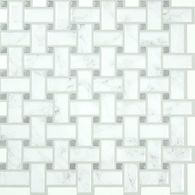 Titre mosaïque pelez et collez en PVC 10,5 po x 10,5 po