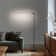 Libra 54.5" Modern Industrial LED Floor Lamp with Rotating Base and 3-Way Dimming