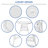4 - Person Patio Dining Set with Round Table , Cushions Included-12638218-12655412