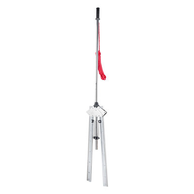 Lake Weed Cutter, Pond Largeur de coupe, pales en acier robustes et tranchantes, râteau d'étang avec corde de lancer de 30 pi, pour quenouilles, phrases, nénuphars et chara