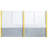 High Gloss Finish Gray Ek Bed With Wave Pattern And Metal Legs, 39 Slats, Fully Kd, No Box Spring Required, 660Lbs Limit, 86"W X 81"D 46"H Legs Pattern, Kd Structure, Weight-1951736360