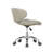 Zedek Backed Adjustable Height Ergonomic Industrial Stool with Removable Casters/Wheels-1086140567