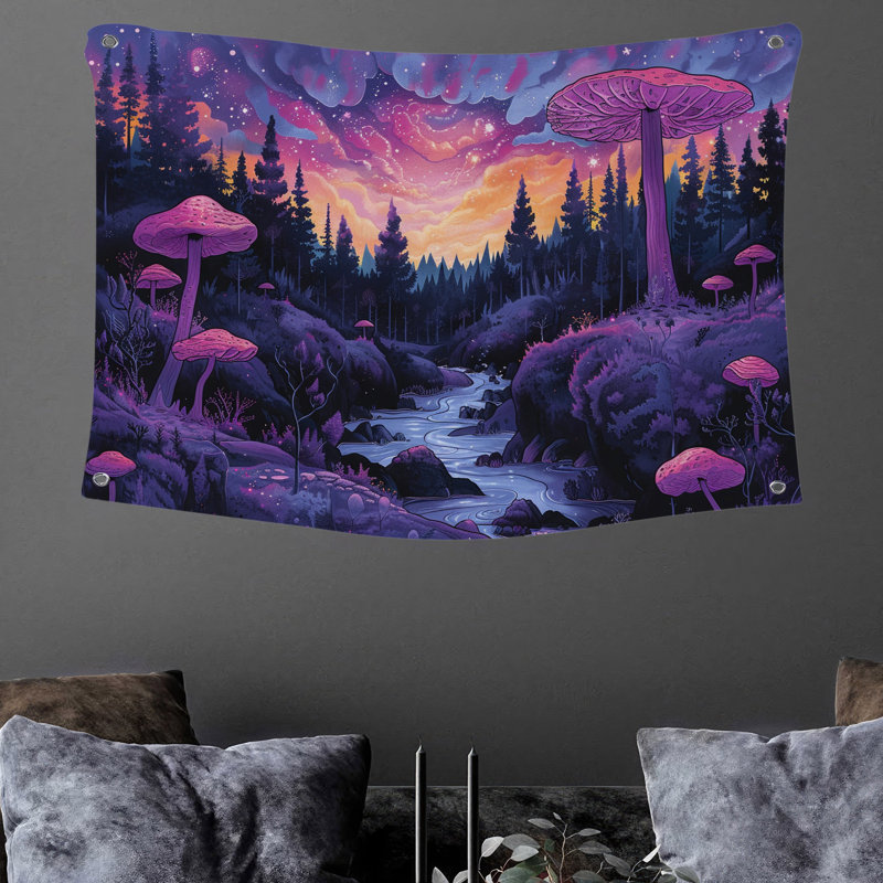Tapisserie en microfibre, H 50 po x l 60 po