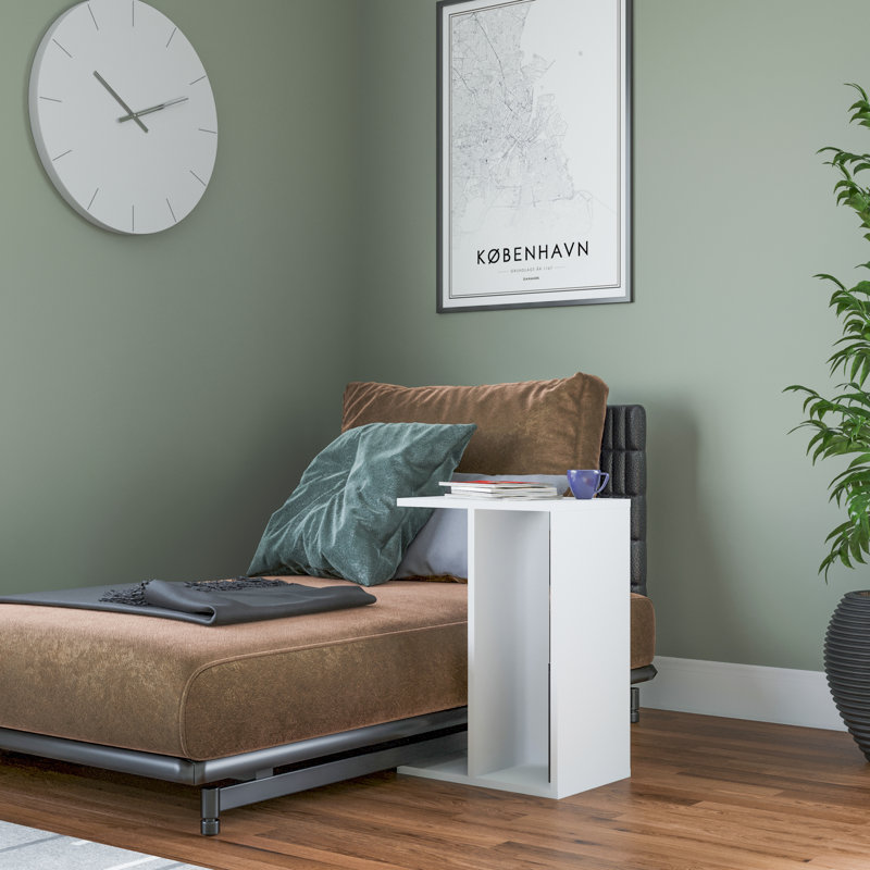 Najni End Table, White