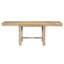 Table de salle à manger à rallonge 6 pièces Farmhouse 82 pouces avec repose-pieds, 4 chaises rembourrées et banc, 2 rallonges amovibles de 11 po, coussin-130154947-130154949-130154950