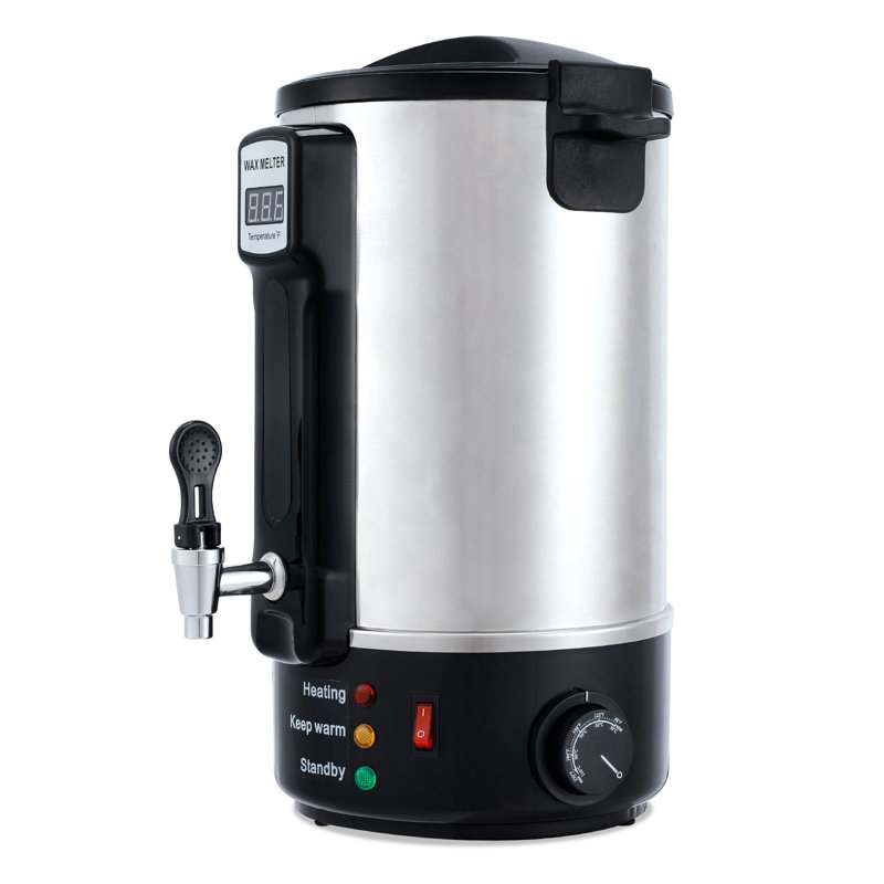 13.6'' H Aluminum Tabletop Wax Warmer