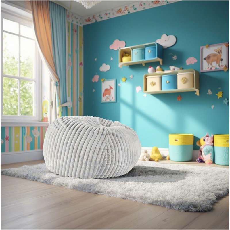 Méridienne 40 po Minky Dove, Polyester gris clair