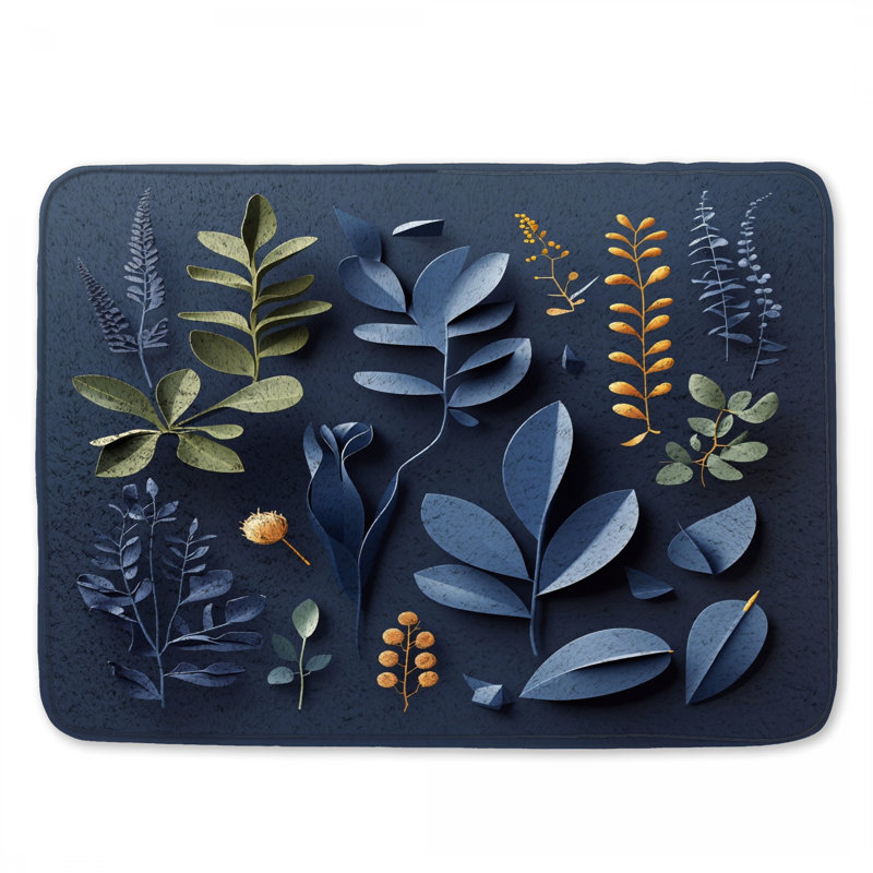 Tapis de bain en papier, 24 po L x 17 po L