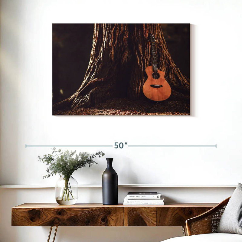 Abarca Forest Acoustic Guitar, 24" H x 36" W