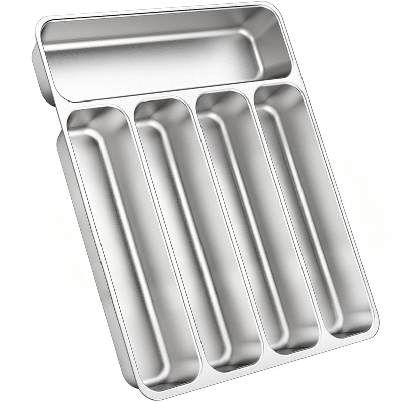 Rangement pour l'argenterie, acier inoxydable, lavable au lave-vaisselle pour tiroir