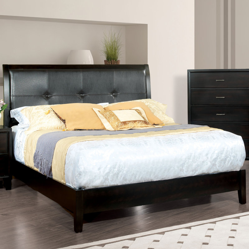 Ensemble de chambre configurable avec lit plateforme tapissier Keilianys