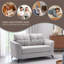 Causeuse en tissu 60 po-1895729598