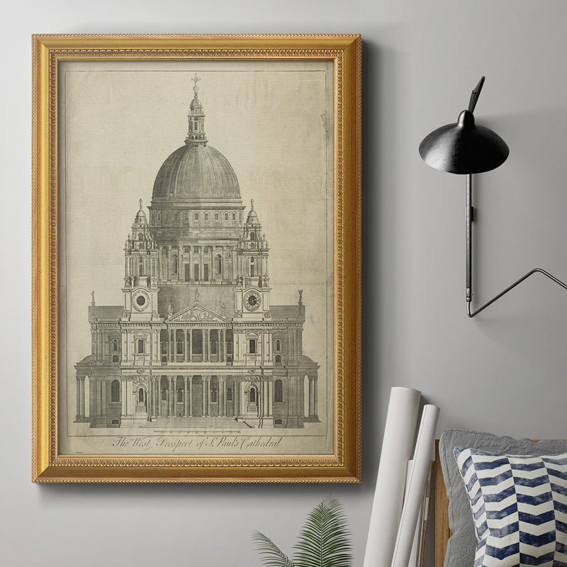 Cathédrale Saint-Paul - reproduction d'art sur toile, H 20 po x l 16 po