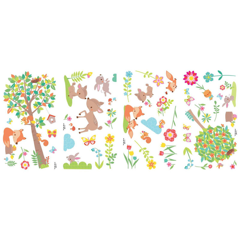 Animals Non-Wall Damaging Wall Decal