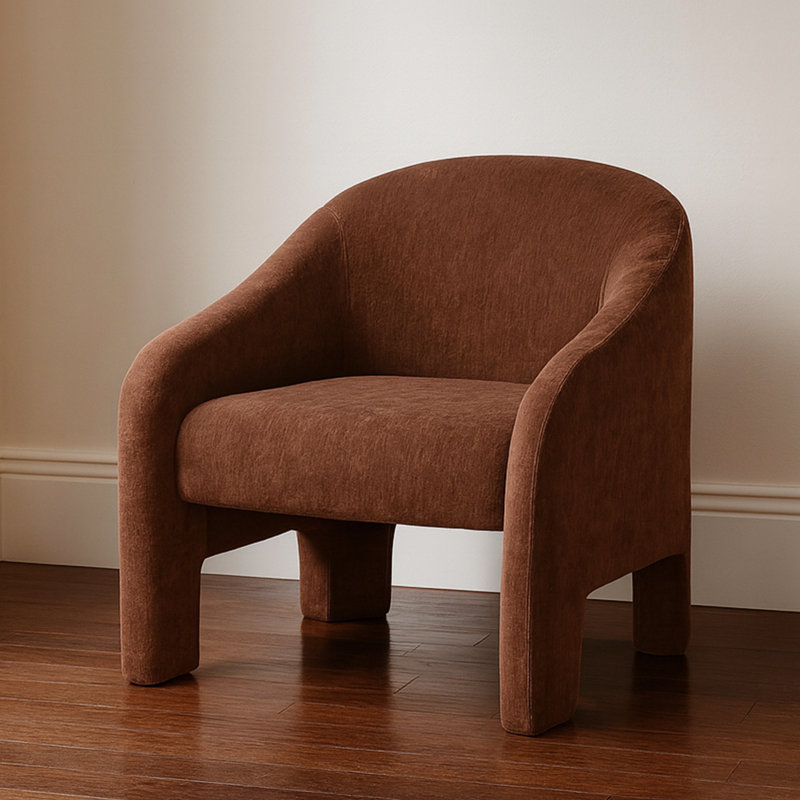 Tuva Accent Chair Toffee, Cinnamon Performance Velvet