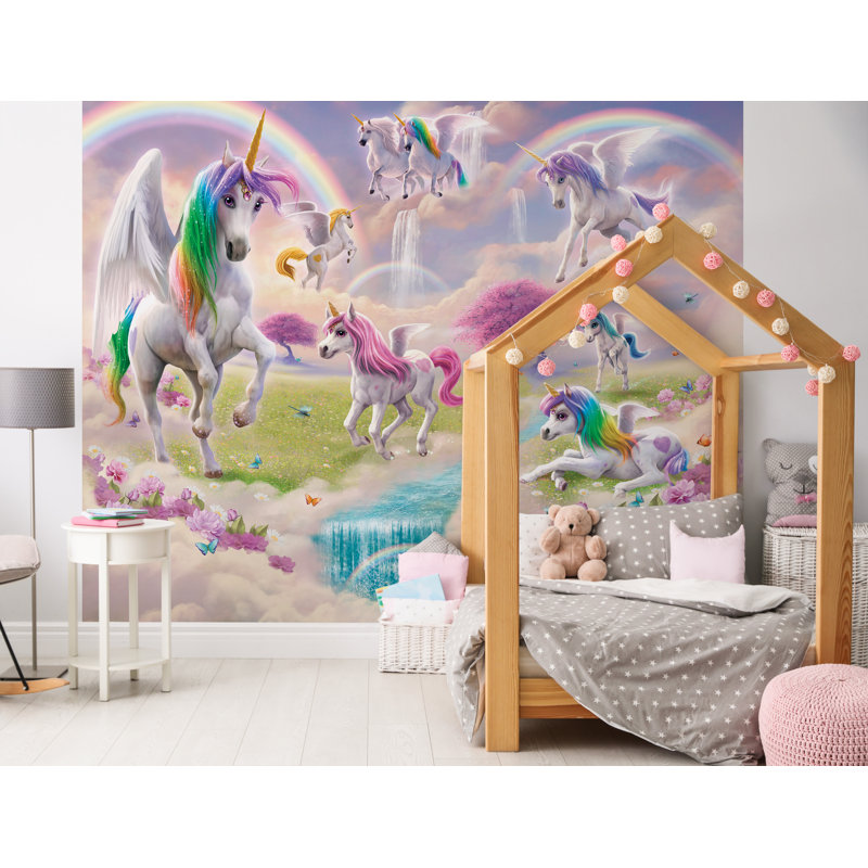 Magical Unicorn 3.01m x 2.42m Matte Mural