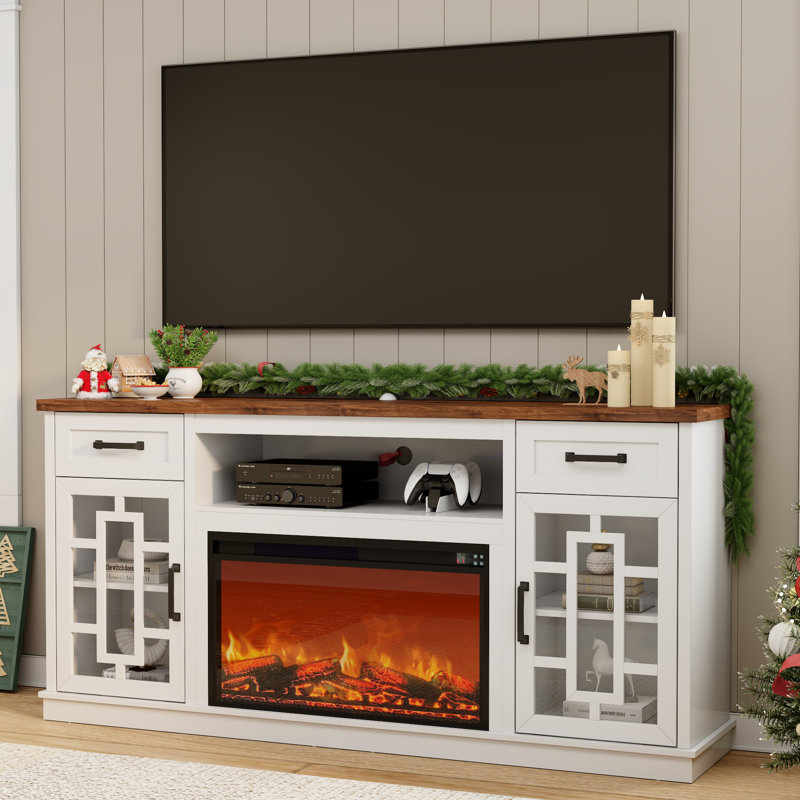 80 "Fireplace Tv