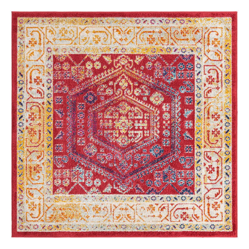Aurelia Oriental Indoor Rug, Square 6'