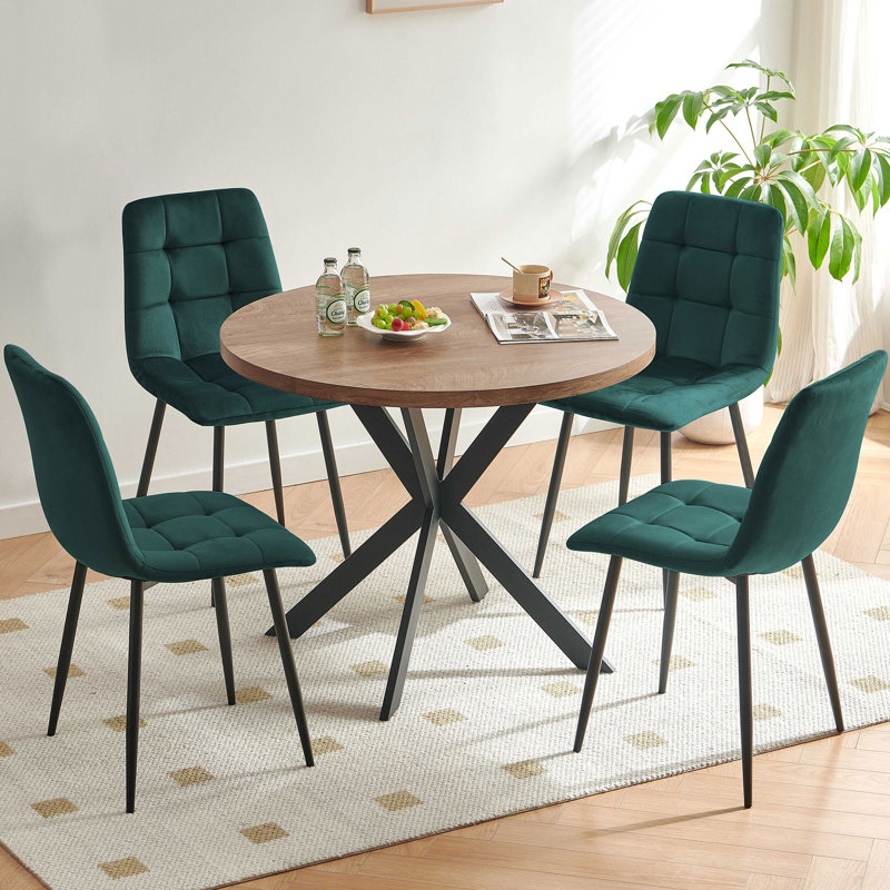 Meera 5 - Piece Dining Set, Green