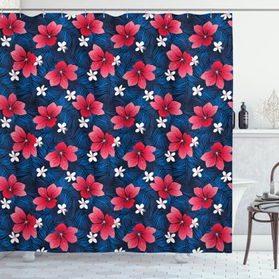 Shower Curtain with Hooks Included
